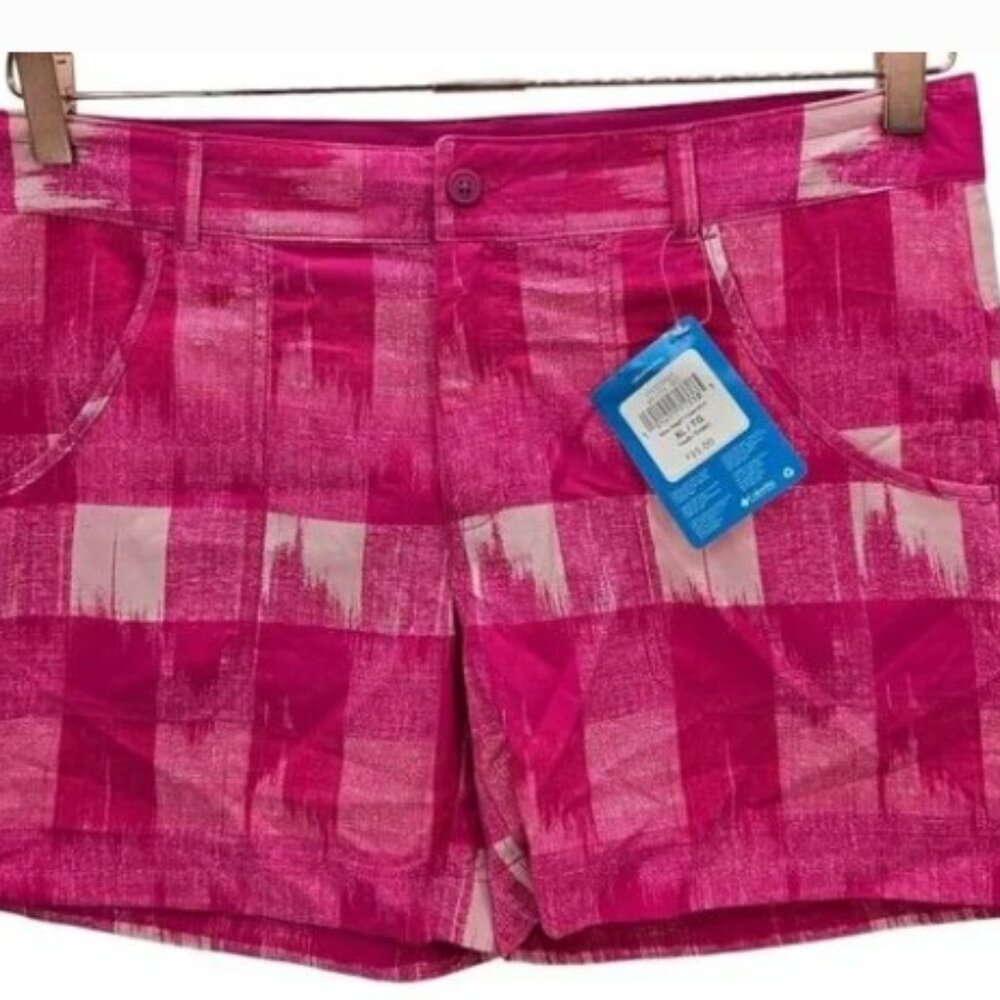 Columbia Girls XL 18/20 Pink Silver Ridge Printed Shorts NWT